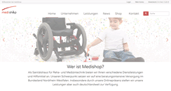 Desktop Screenshot of medishop-gmbh.eu